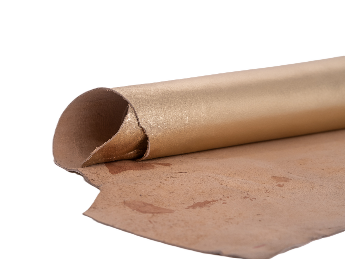 LAMB SKIN METALLIC LIGHT GOLD