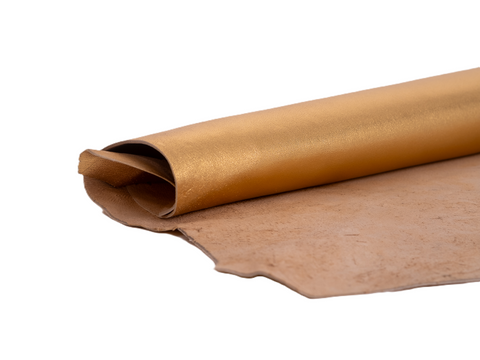 LAMB SKIN METALLIC OLD GOLD