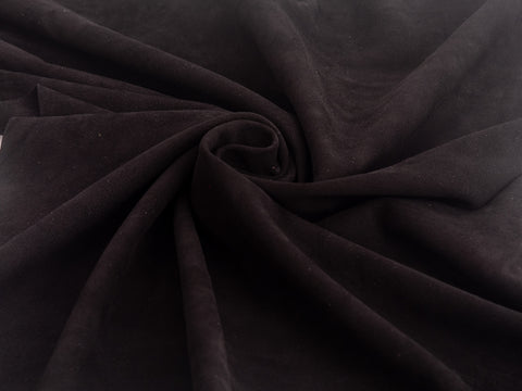 LAMB SKIN SUEDE BLACK